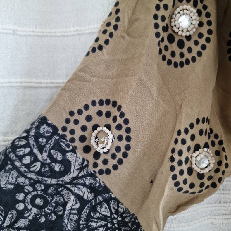 Silke kimono lang No.19