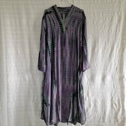 Lotus kaftan vintage silke kjole  No.2