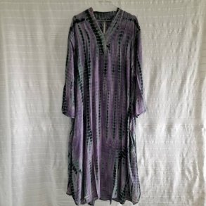 Lotus kaftan vintage silke kjole  No.2