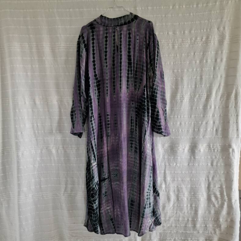 Lotus kaftan vintage silke kjole  No.2