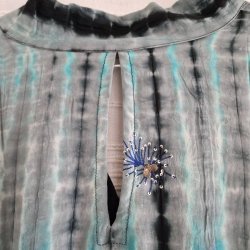 Lotus kaftan vintage silke kjole  No.3