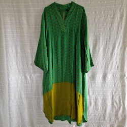 Lotus kaftan vintage silke kjole  No.4