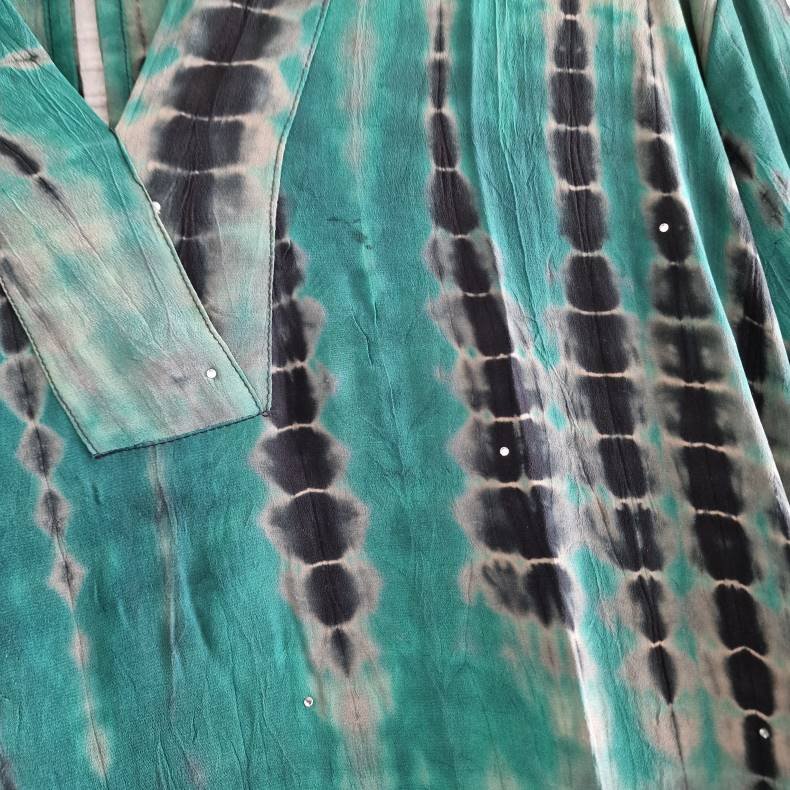 Lotus kaftan vintage silke kjole  No.6