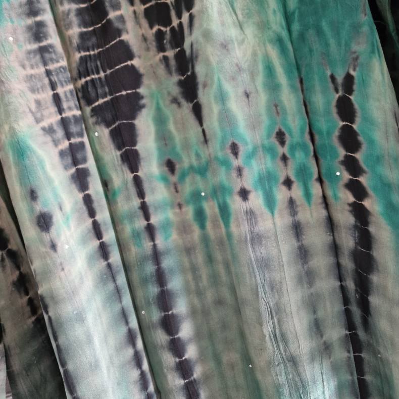 Lotus kaftan vintage silke kjole  No.6