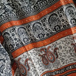 Lotus kaftan vintage silke kjole  No.7