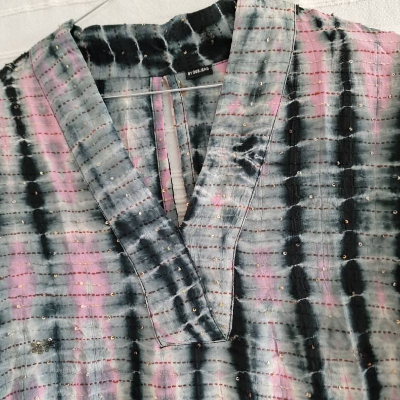 Lotus kaftan vintage silke kjole  No. 9