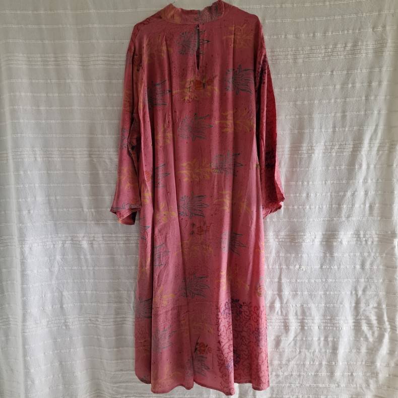 Lotus kaftan vintage silke kjole  No.12