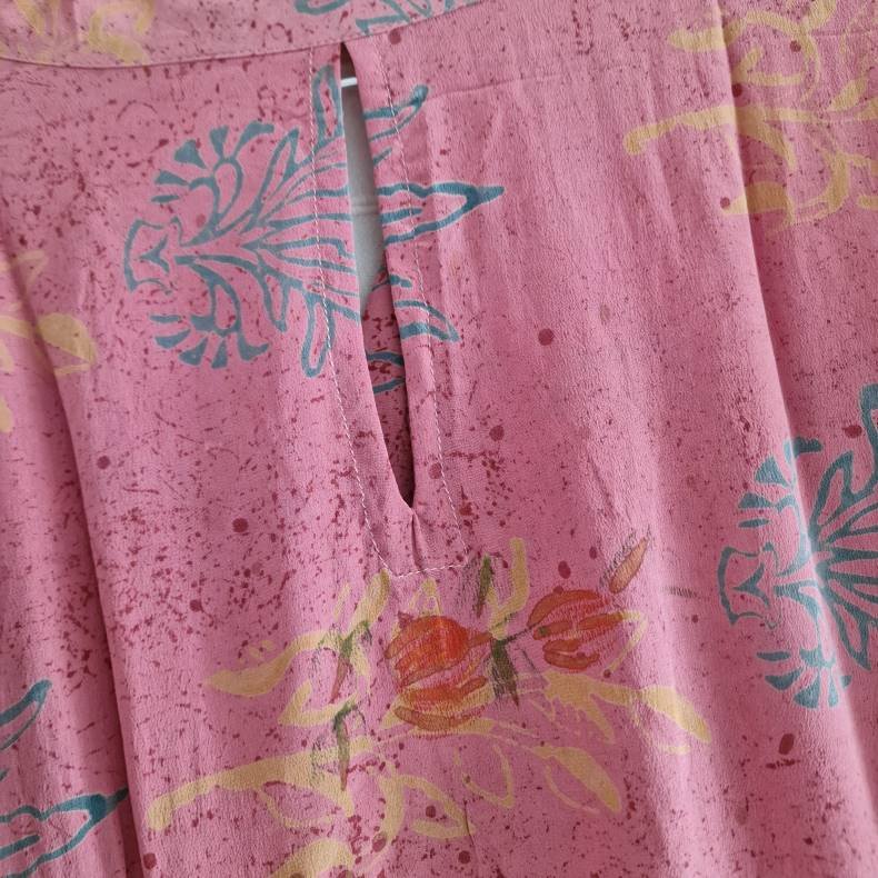 Lotus kaftan vintage silke kjole  No.12