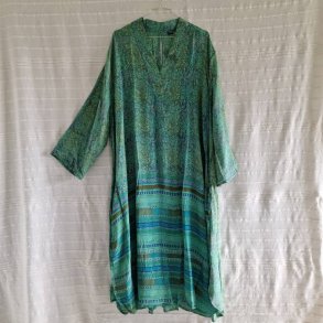 Lotus kaftan vintage silke kjole  No.23