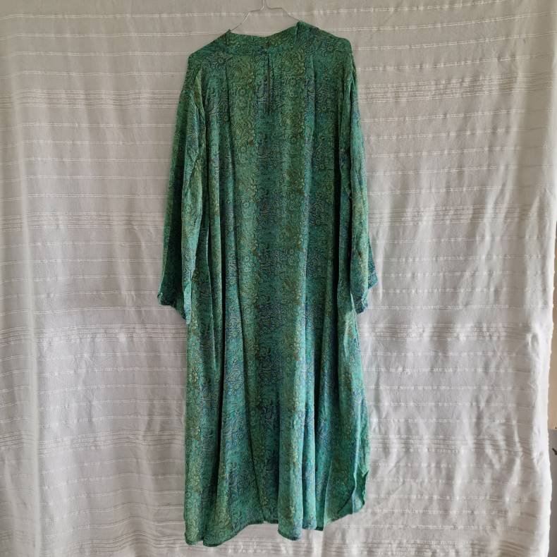 Lotus kaftan vintage silke kjole  No.23