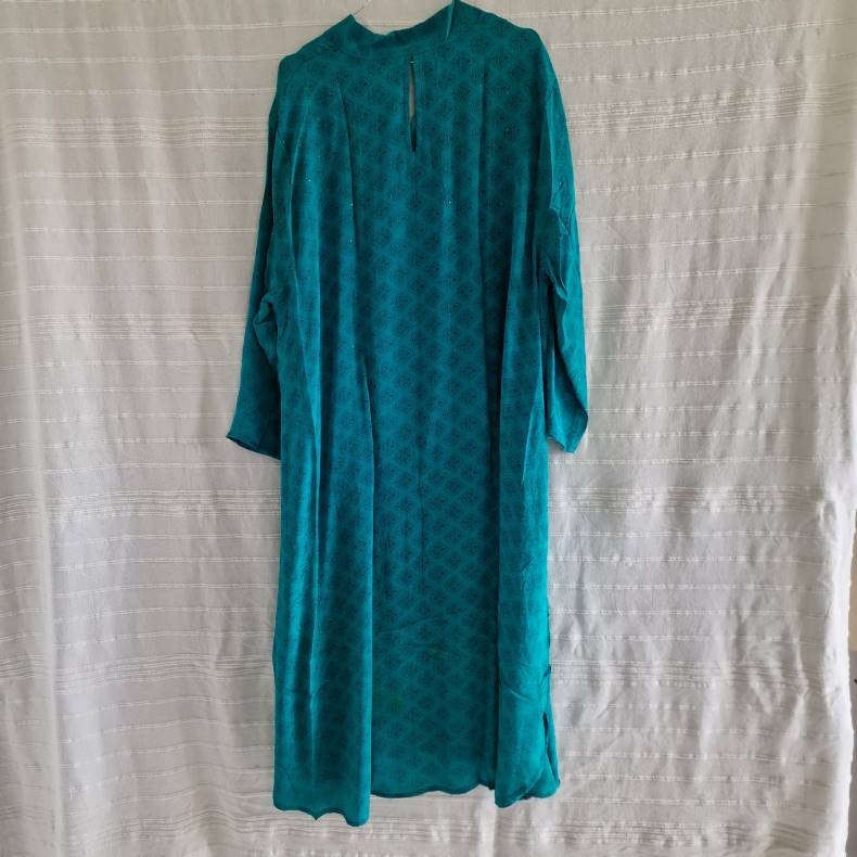 Lotus kaftan vintage silke kjole  No.17