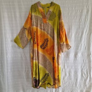 Lotus kaftan vintage silke kjole  No.16