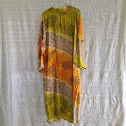 Lotus kaftan vintage silke kjole  No.16