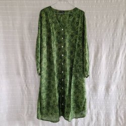 Rose vintage silke kjole No.2