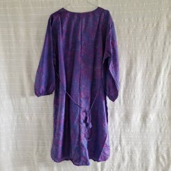 Rose vintage silke kjole No.8