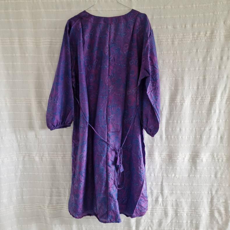 Rose vintage silke kjole No.8