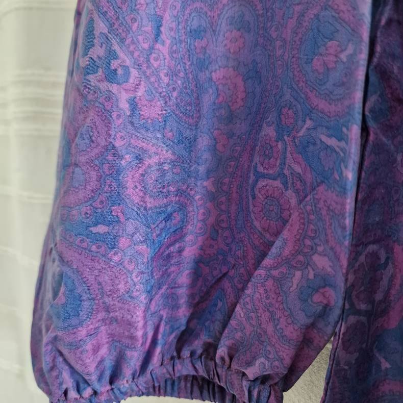 Rose vintage silke kjole No.8