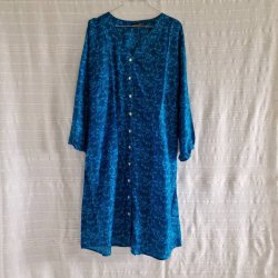 Rose vintage silke kjole No.9