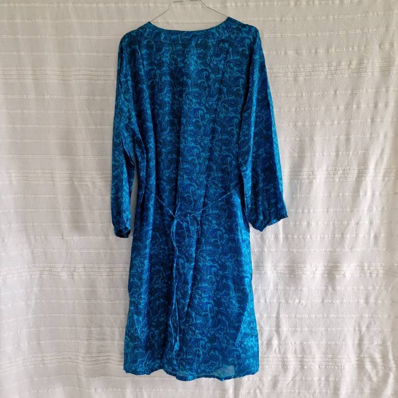 Rose vintage silke kjole No.9