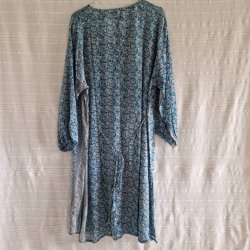 Rose vintage silke kjole No.10