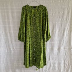 Rose vintage silke kjole No.12