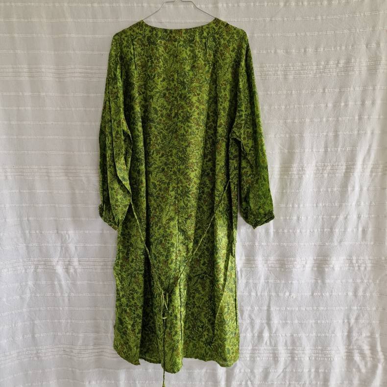 Rose vintage silke kjole No.12