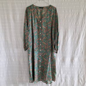 Rose vintage silke kjole No.16