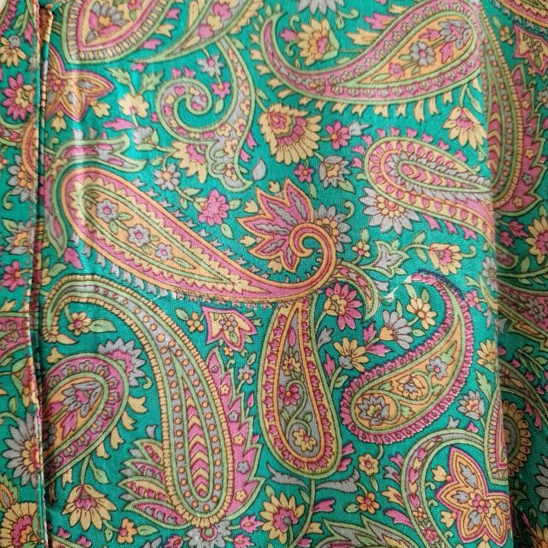 Rose vintage silke kjole No.16