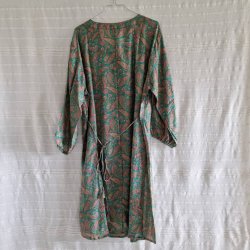 Rose vintage silke kjole No.16