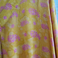 Rose vintage silke kjole No.17