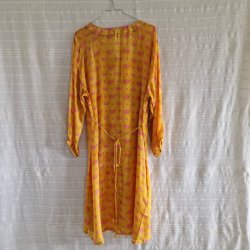 Rose vintage silke kjole No.17