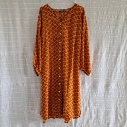 Rose vintage silke kjole No.18