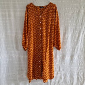 Rose vintage silke kjole No.18