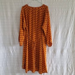 Rose vintage silke kjole No.18