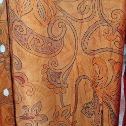 Rose vintage silke kjole No.21