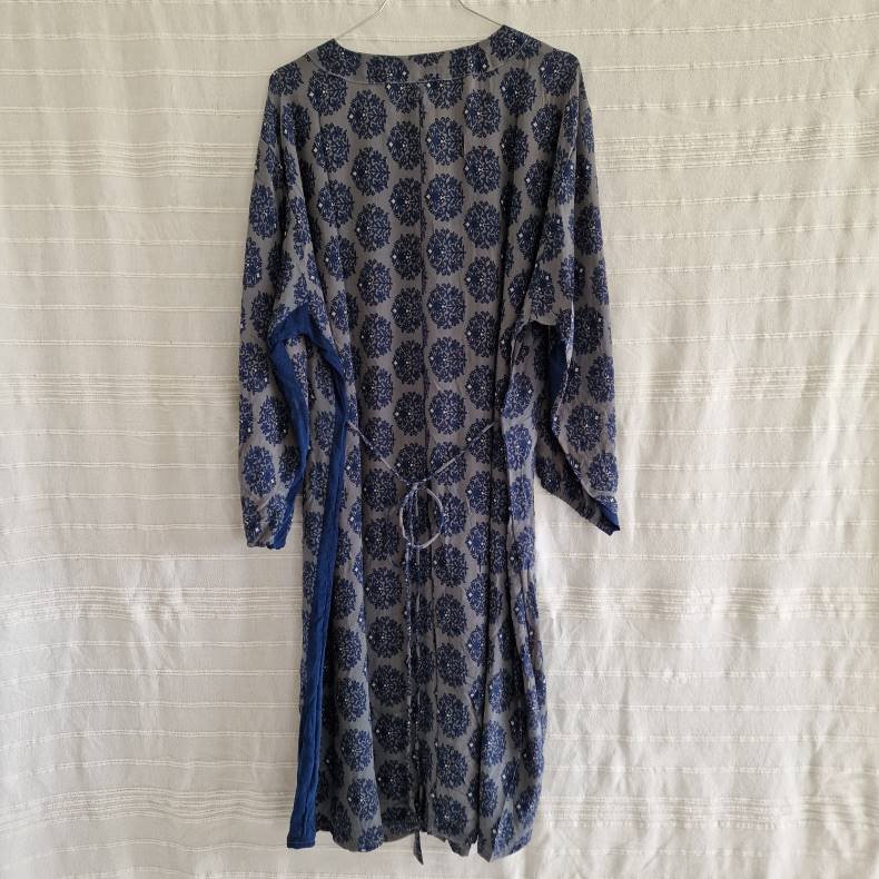 Rose vintage silke kjole No.24