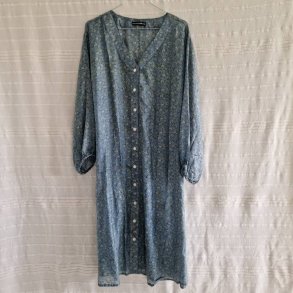 Rose vintage silke kjole No.25