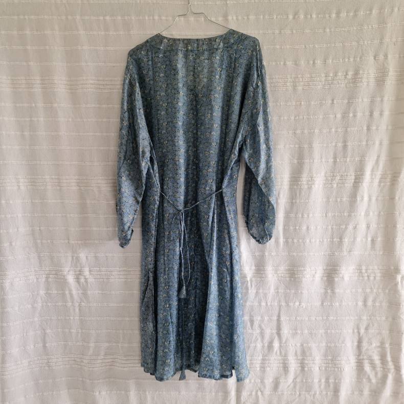 Rose vintage silke kjole No.25