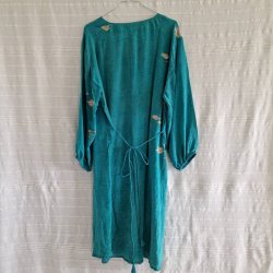 Rose vintage silke kjole No.28