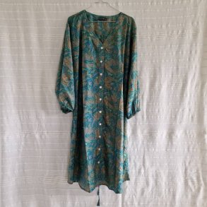 Rose vintage silke kjole No.29