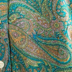 Rose vintage silke kjole No.29