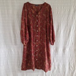 Rose vintage silke kjole No.30