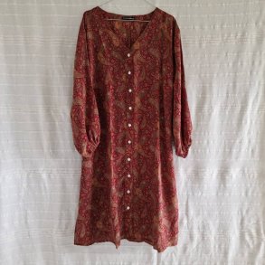 Rose vintage silke kjole No.30