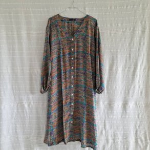 Rose vintage silke kjole No.32