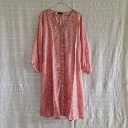 Rose vintage silke kjole No.35