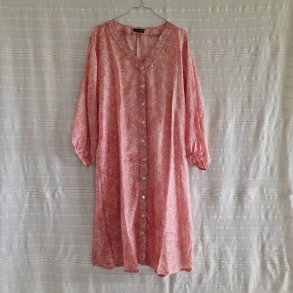 Rose vintage silke kjole No.35