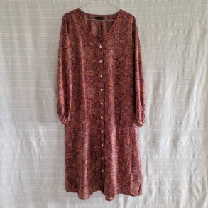 Rose vintage silke kjole No.36