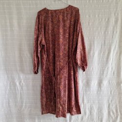 Rose vintage silke kjole No.36