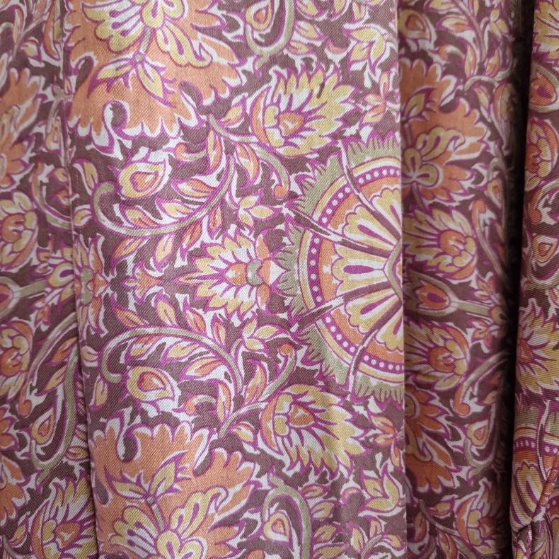 Rose vintage silke kjole No.36