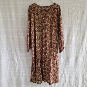 Rose vintage silke kjole No.38